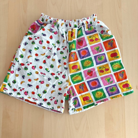 Other - Vintage fruits shorts 100% cotton 12T